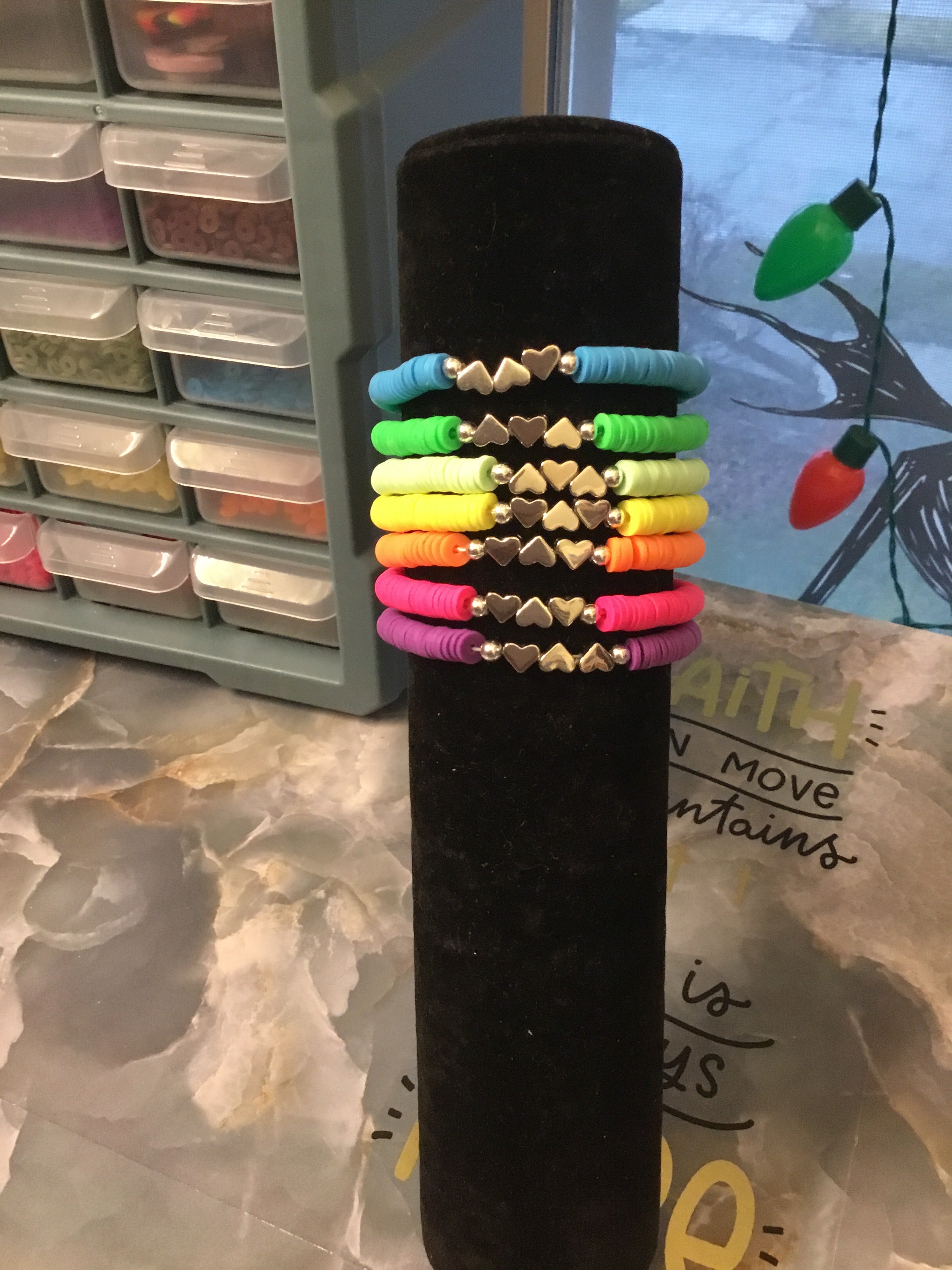 Pulseras corazones