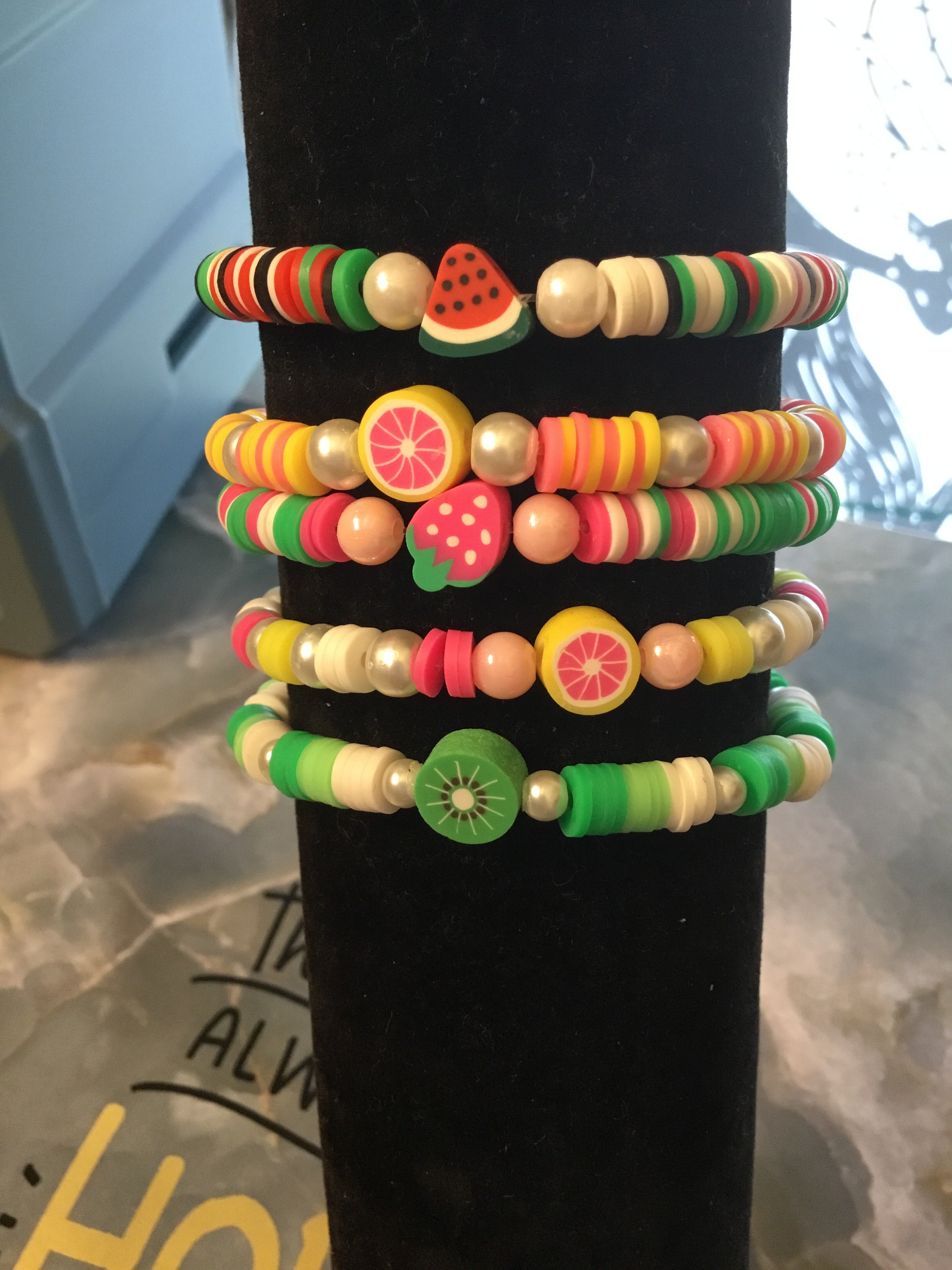Pulseras frutas